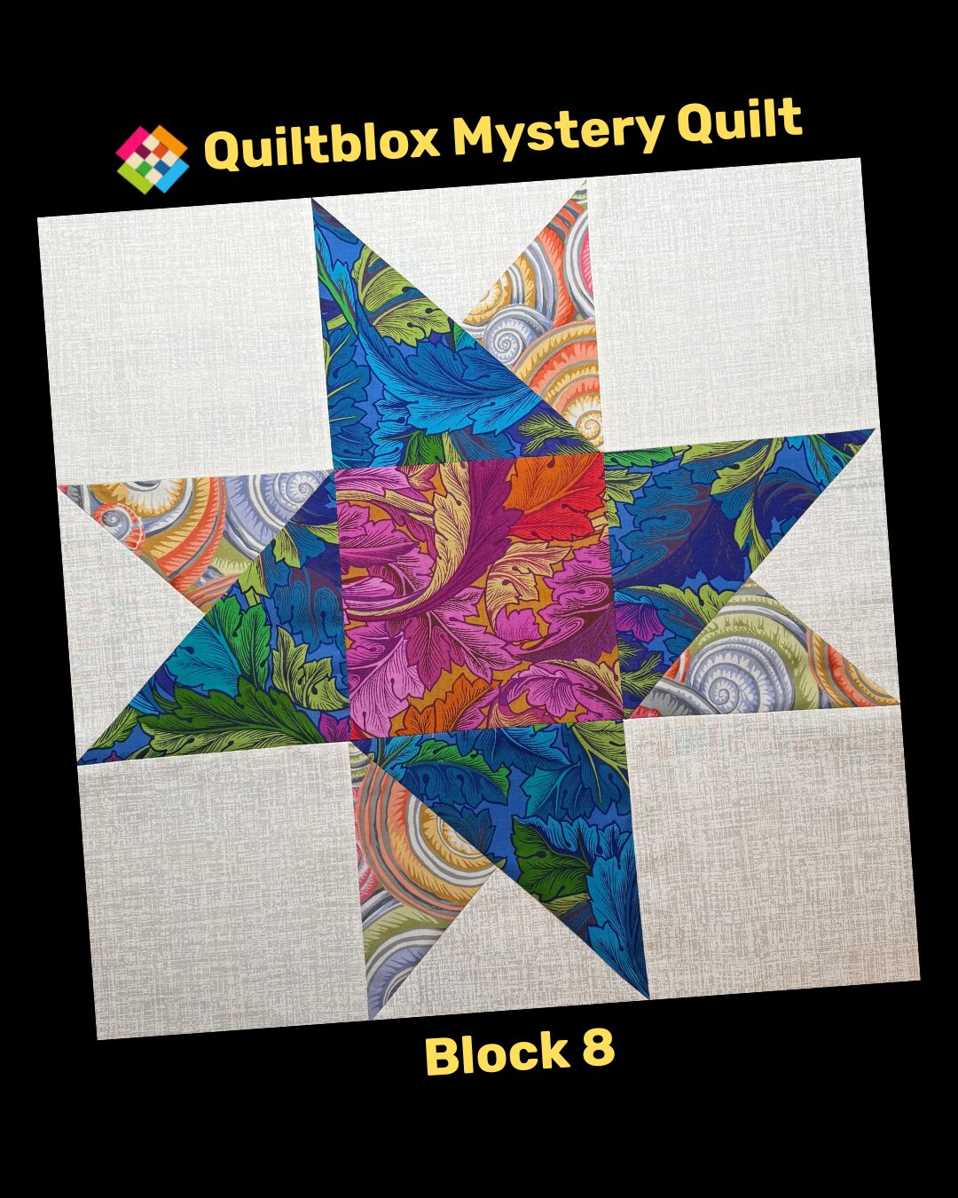 Quiltblox Mystery Quilt Block 8