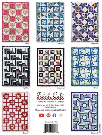 Go Bold With 3 Yard Quilts - Back Cover