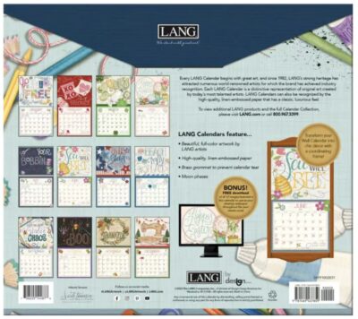 Happiness is Handmade 2026 Calendar - Back Cover