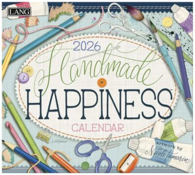 Happiness is Handmade 2026 Calendar - Front Cover