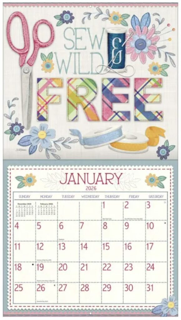 Happiness is Handmade 2026 Calendar - January