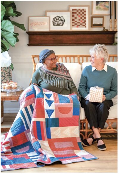 Modern Improv Quilting - Ladies and Quilt