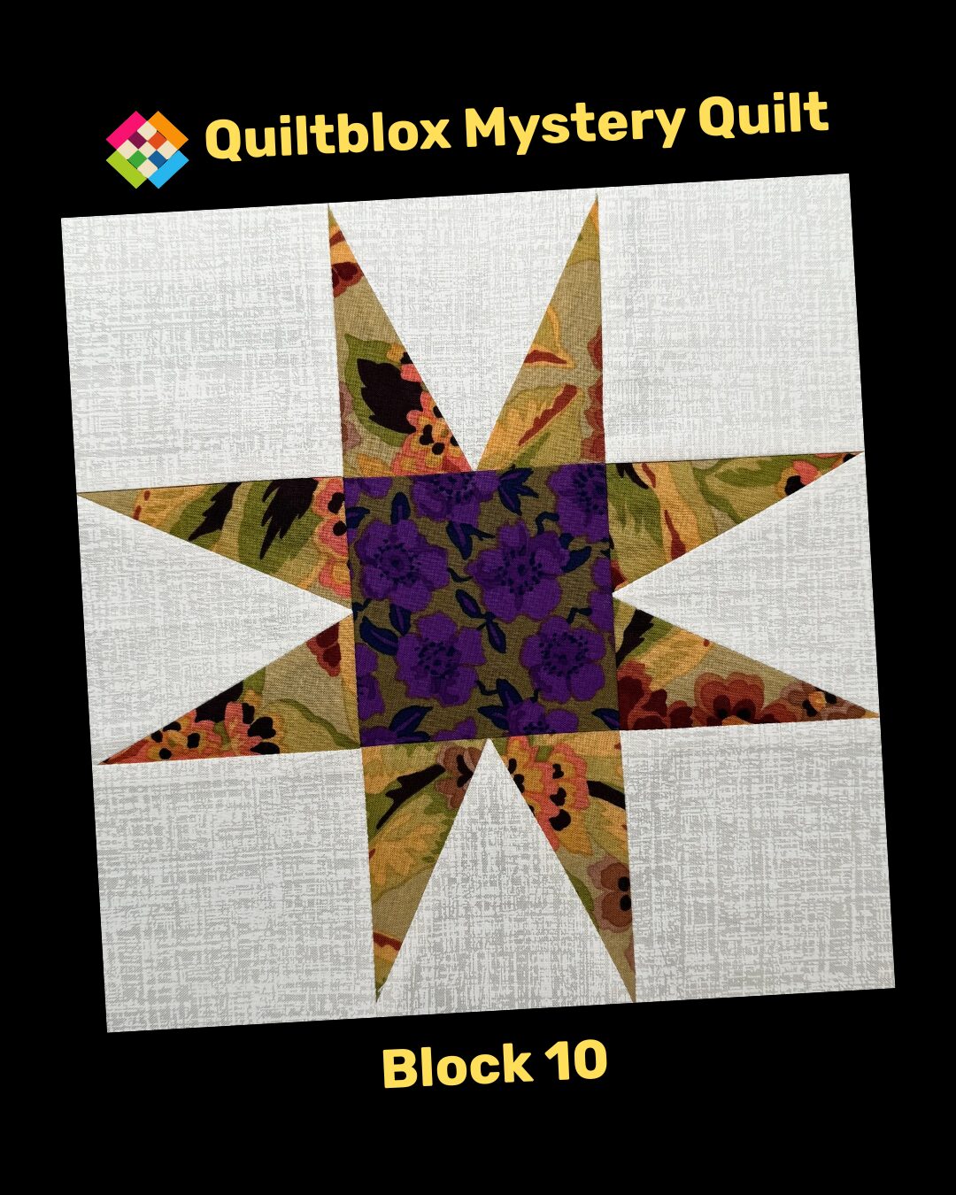 Quiltblox Mystery Quilt Block 10