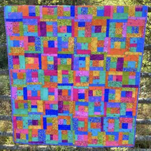 Scrappy Crumb Rail Quilt - Version 1