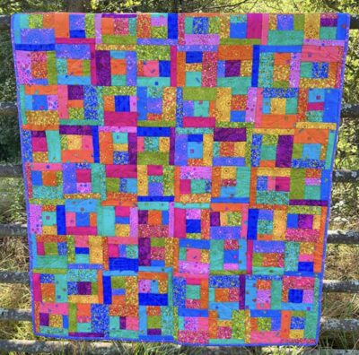 Scrappy Crumb Rail Quilt - Version 1