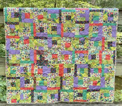 Scrappy Crumb Rail Quilt - Version 2