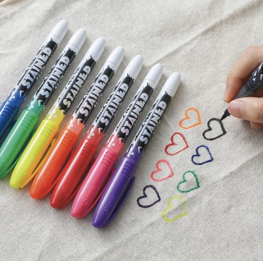 Stained by Sharpie Markers - Drawing Hearts