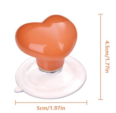 Heart Ruler Handle - Dimensions