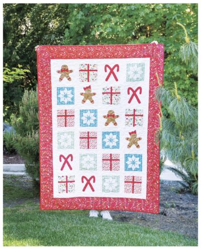 Gingerbread Snowflakes - Completed Quilt