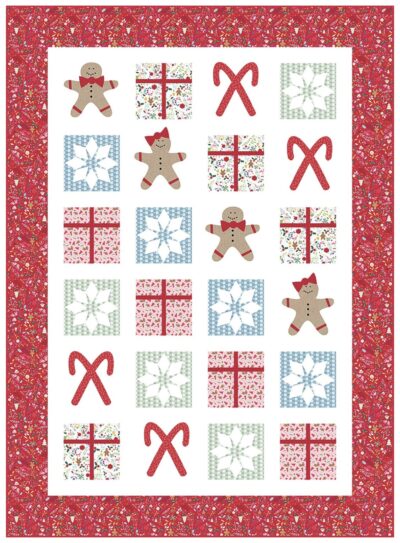 Gingerbread Snowflakes - Pattern Front