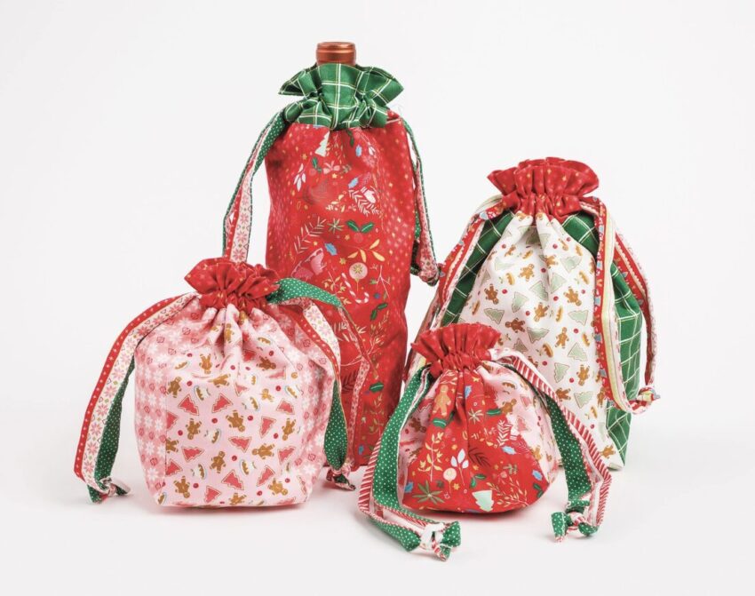 Scrappy Gift Bag Pattern - Connecting Threads