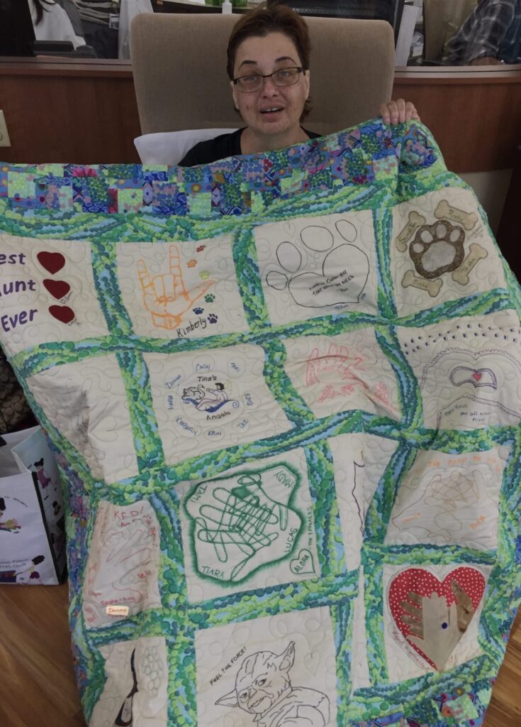 Collaborative Quilting - Signature Quilt for Donna Barnak