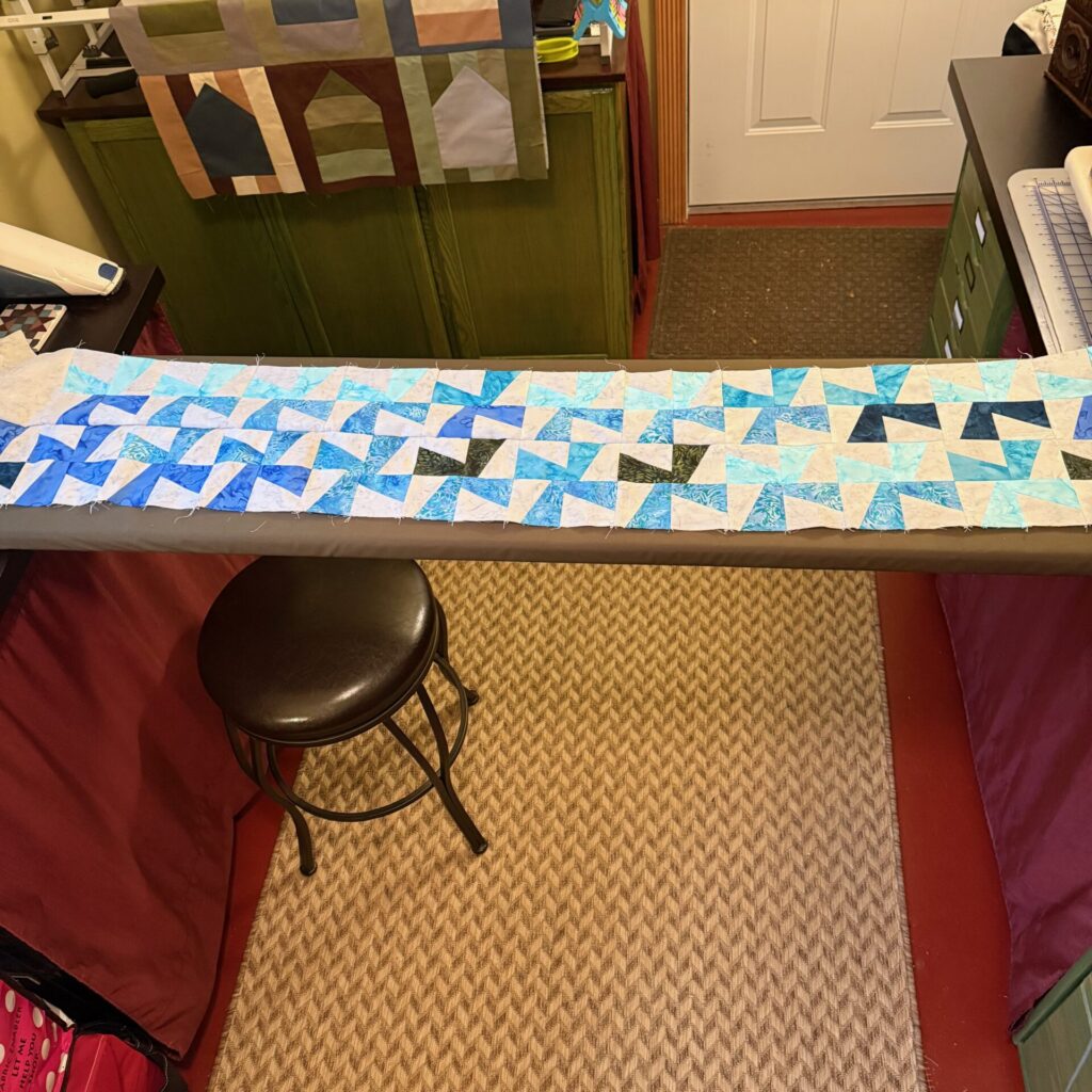 DIY Ironing Board - In Use