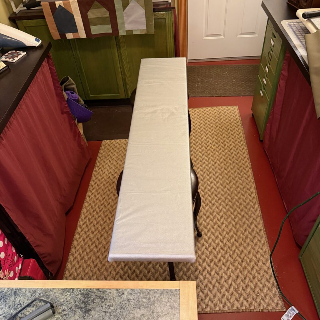 DIY Ironing Board - Reflective Layer Complete