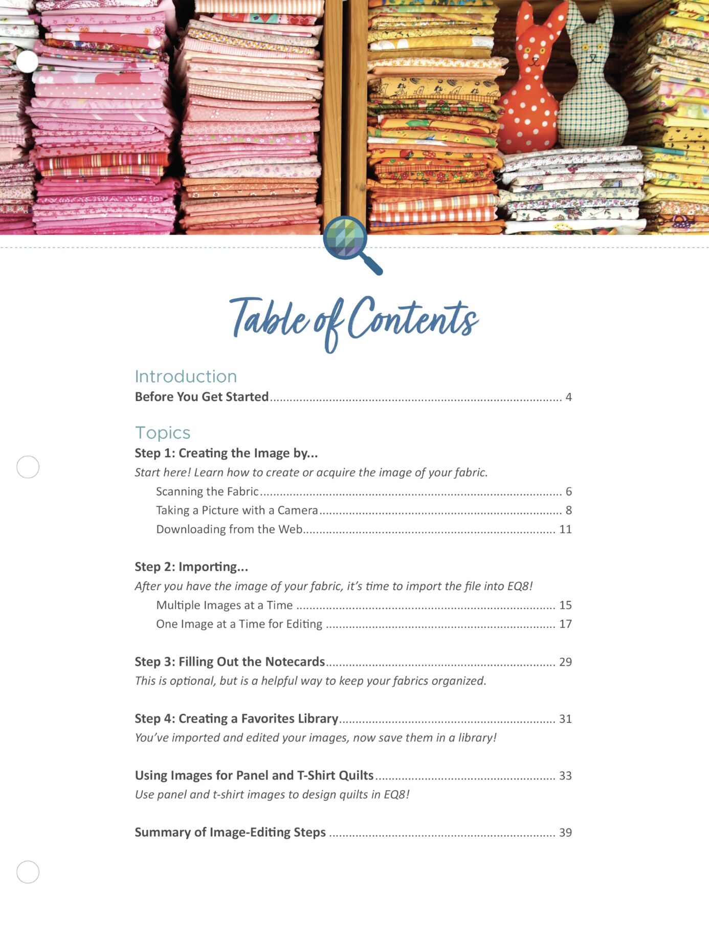 EQ8 Deep Dive - Table of Contents