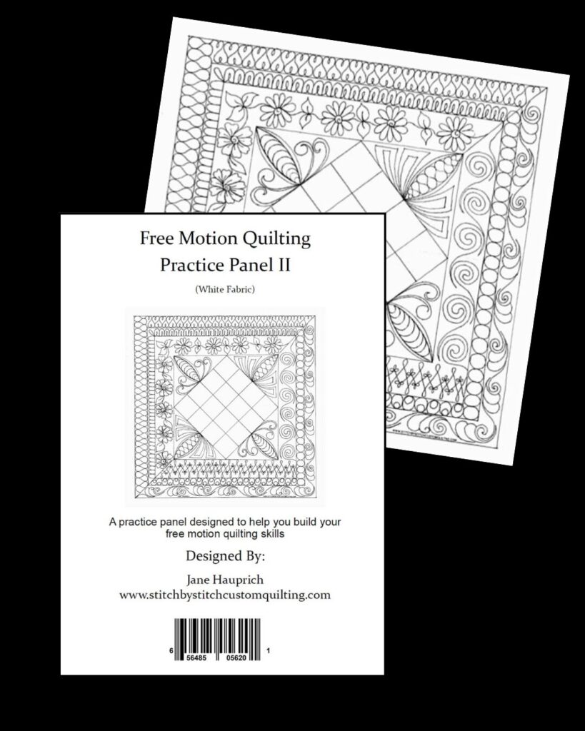 Free Motion Practice Panel - White Fabric