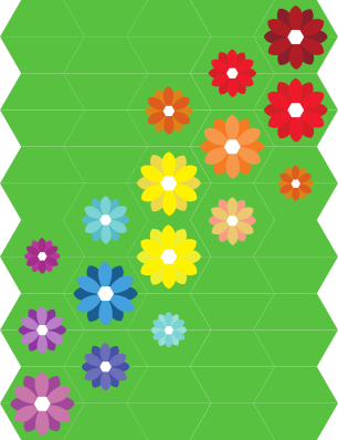 Modern Scrap Quilts - Example 1A