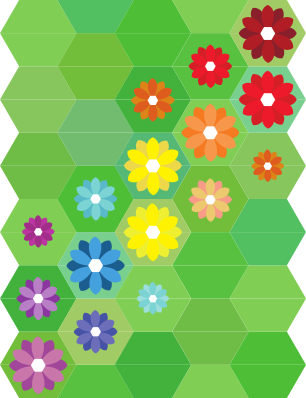 Modern Scrap Quilts - Example 1B