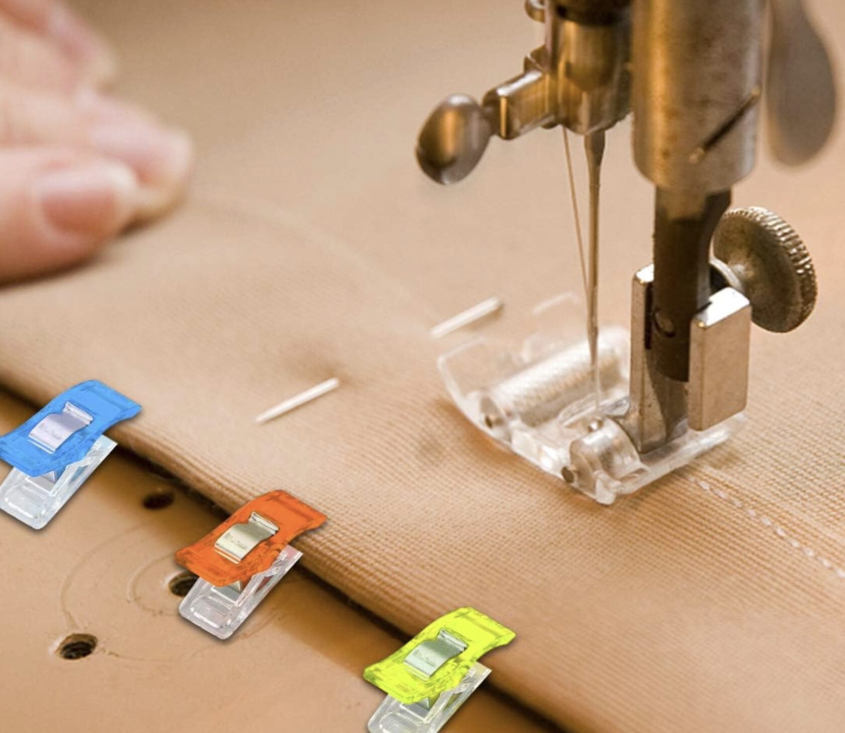 Quilting Clips - Holding the Edge of a Seam