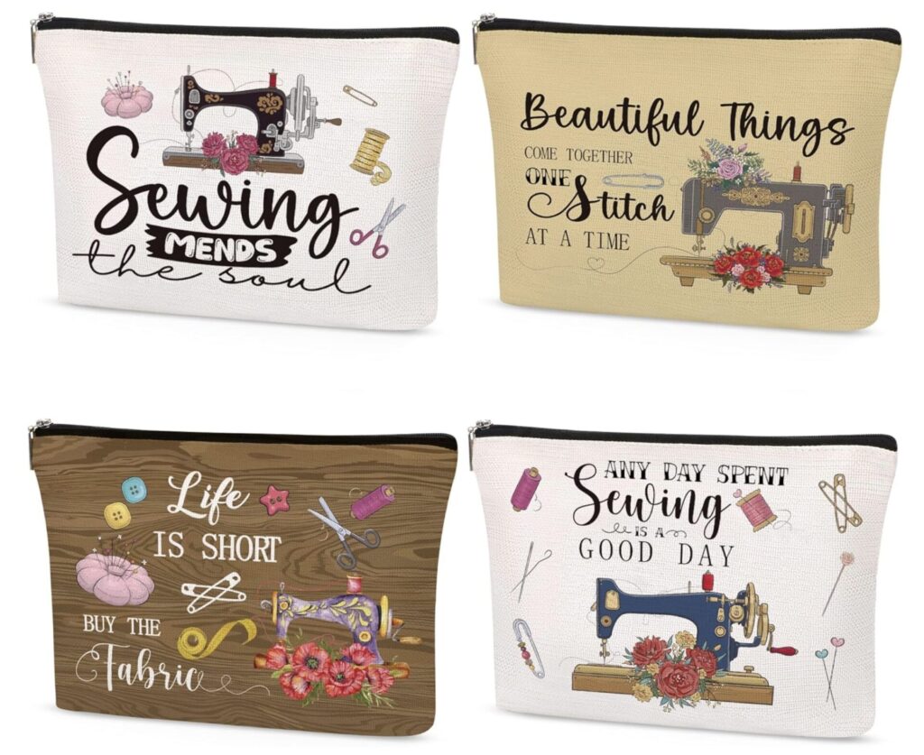 Quilty Zipper Bags - 4 Designs