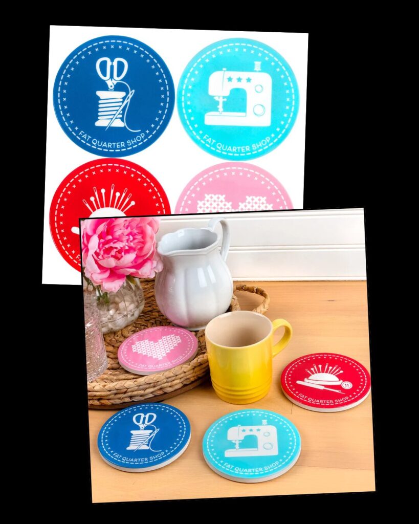 Sew Stitchy Coaster Set