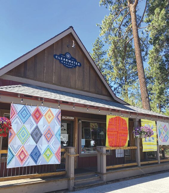 Sisters - 2 quilts on a General Store