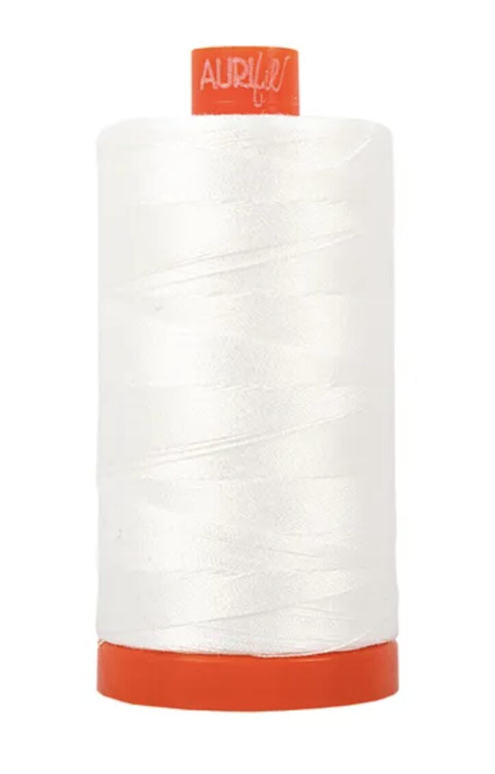 Aurifil Natural White - Cotton 50 WT - 1422 Yards