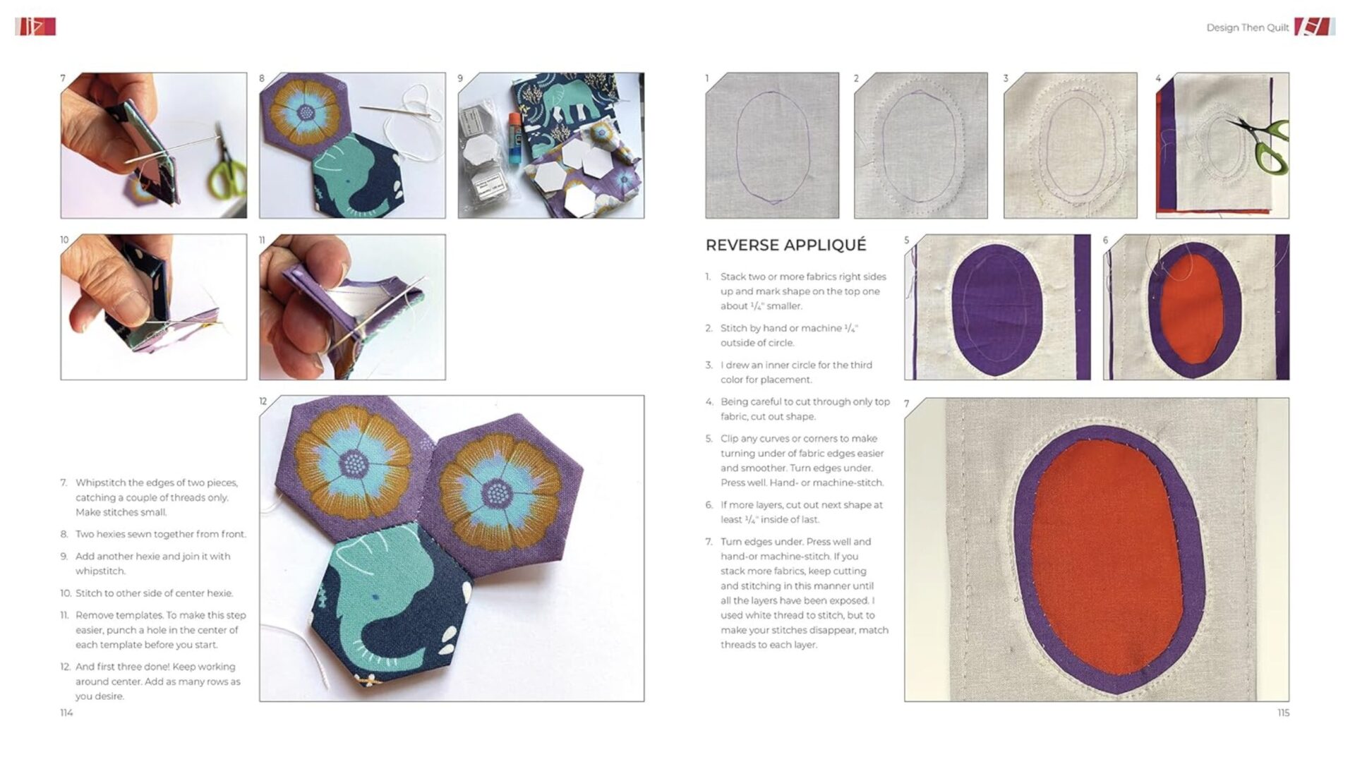 Design Then Quilt - Reverse Applique