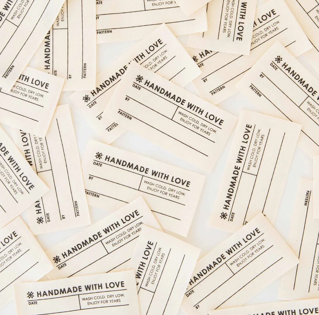 Handmade With Love Quilt Labels