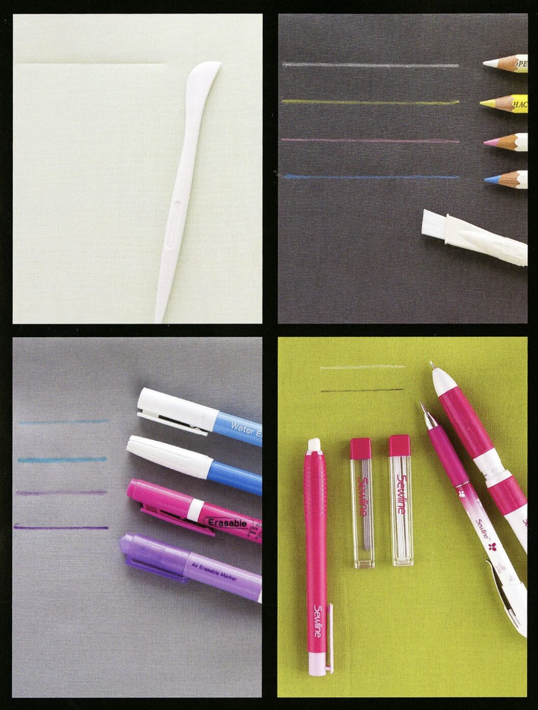 The Building Blocks of Free Motion Quilting - Fabric Marking Tools