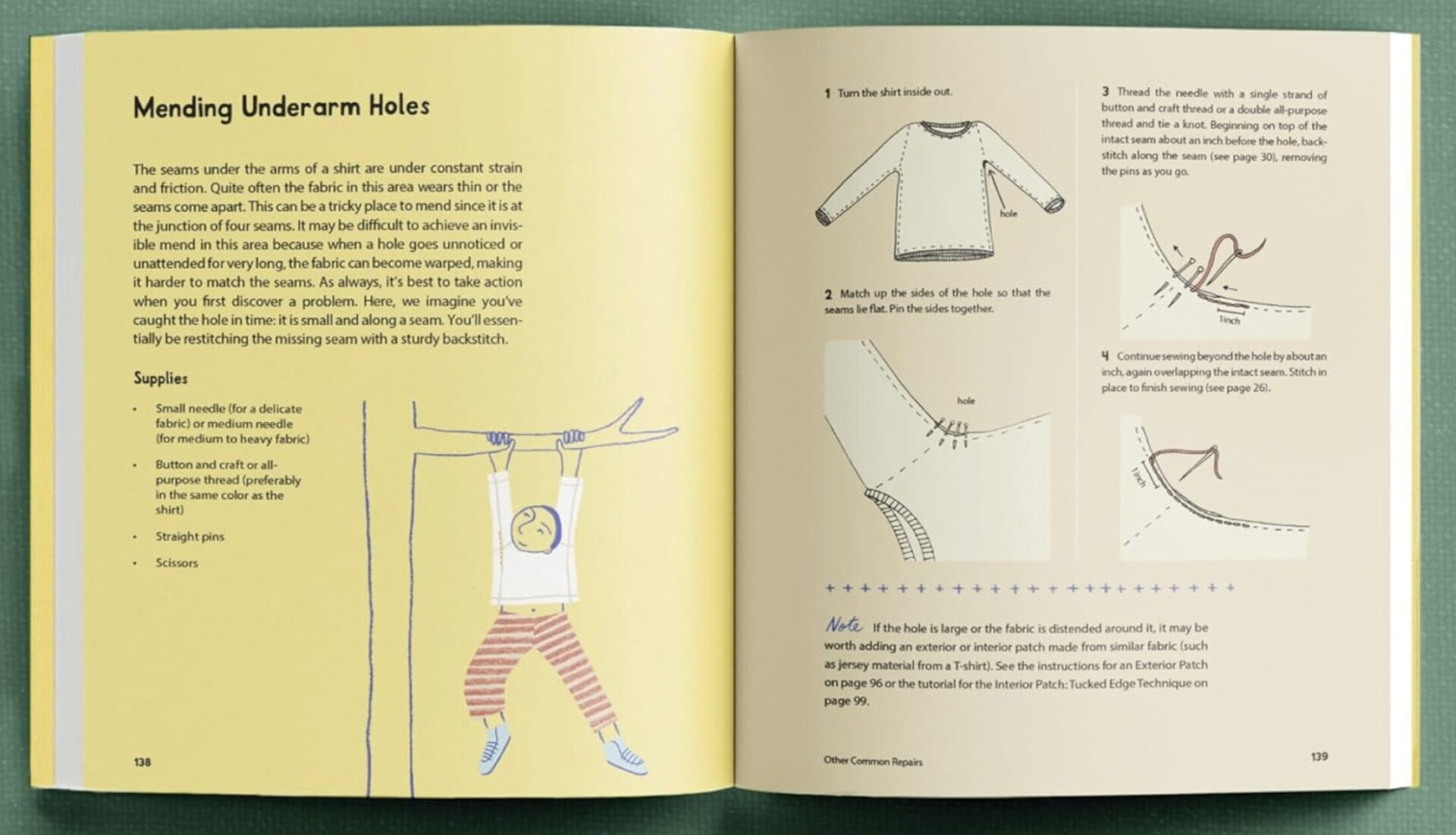 Mending Life- Underarm Holes