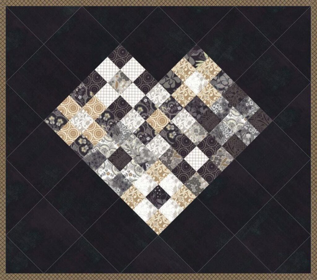 Nine Patch Heart - Mini - Keepsake Quilting