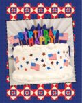 Patriotic Quilt - Happy Birthday USA