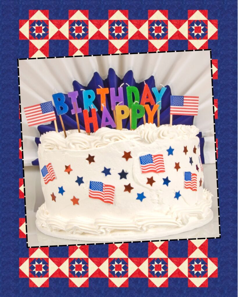 Patriotic Quilt - Happy Birthday USA
