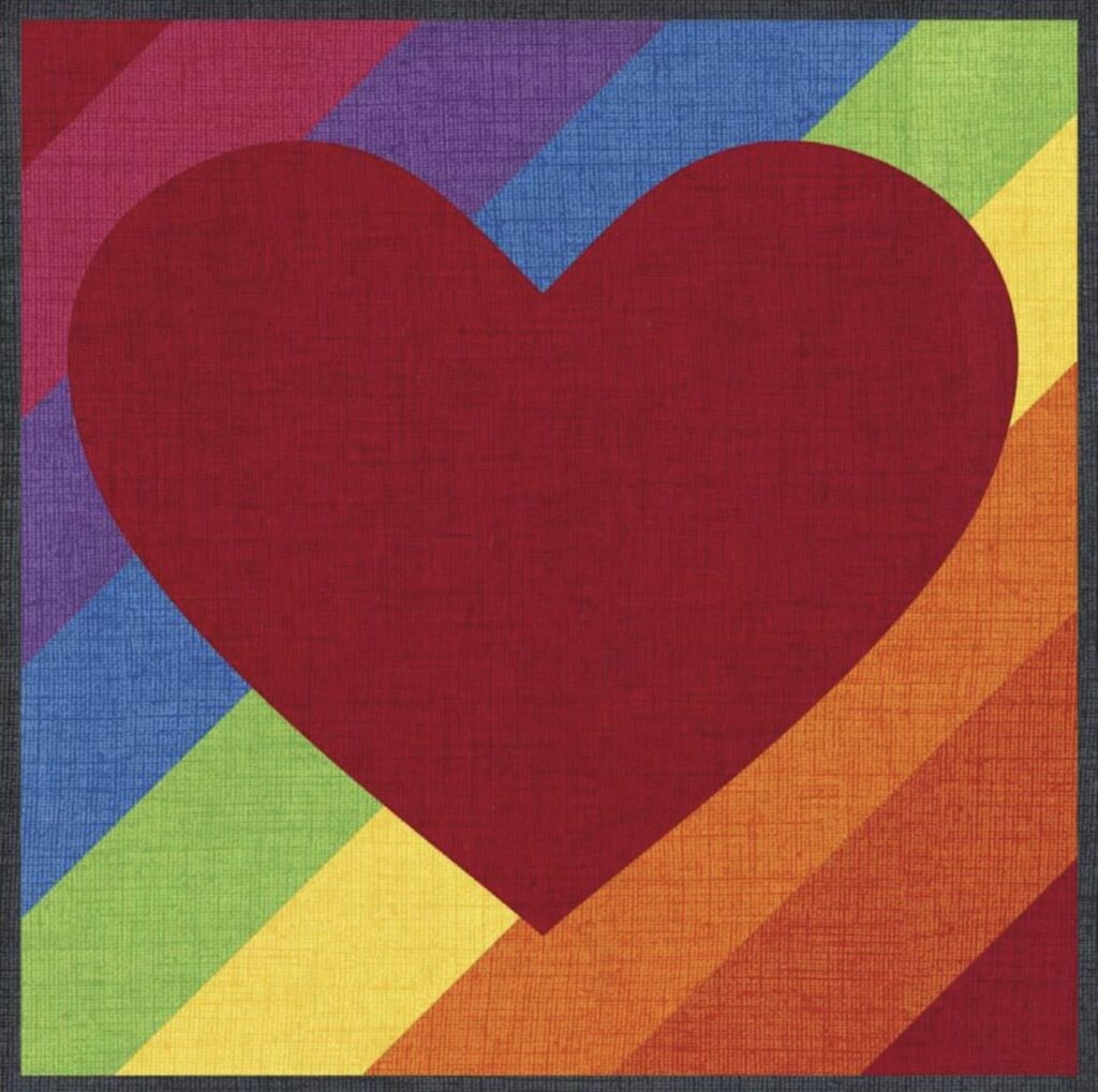 Rainbow Heart - Keepsake Quilting