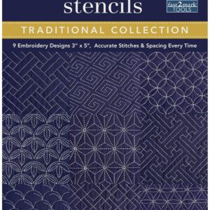 Sashiko Stencils - Front Cover