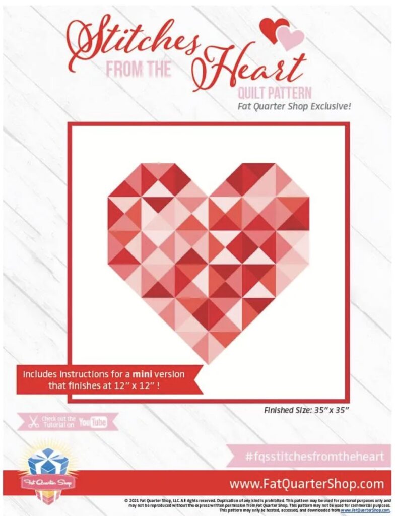 Stitches from the Heart - Fat Quarter Shop