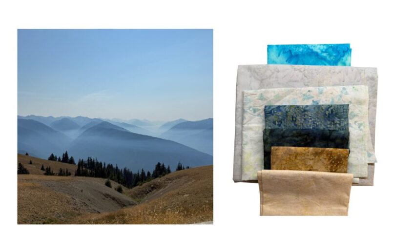 Nature-Inspired Fabric Color - Hurricane Ridge