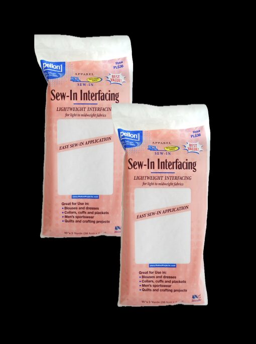Pellon Lightweight Sew-in Interfacting 2 Pack - Amazon