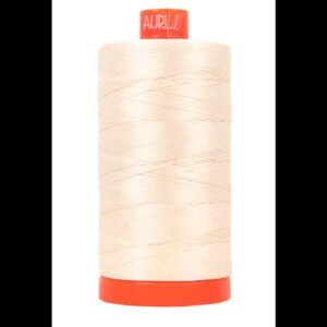 Aurifil 50 WT Cotton Thread - Light Sand - 1422 Yards - Fat Quarter Shop
