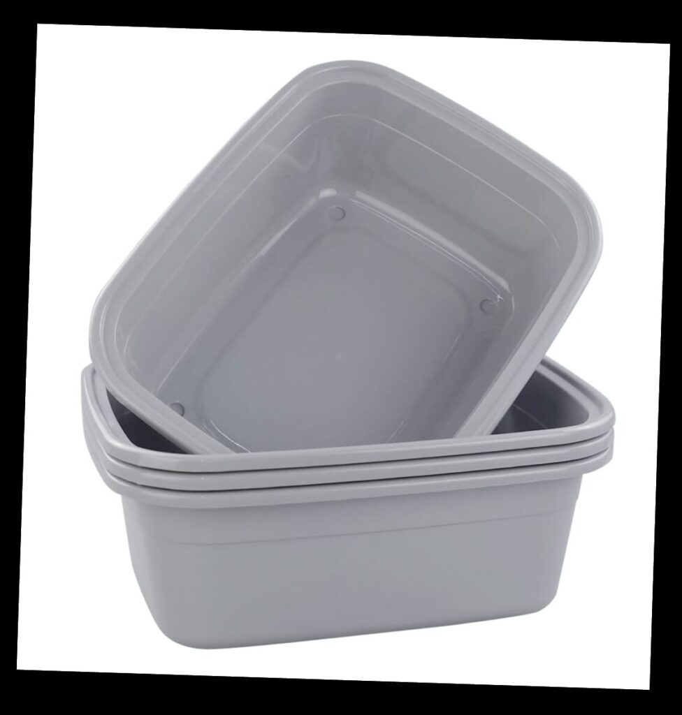 Dishpans for WIP Project Storage