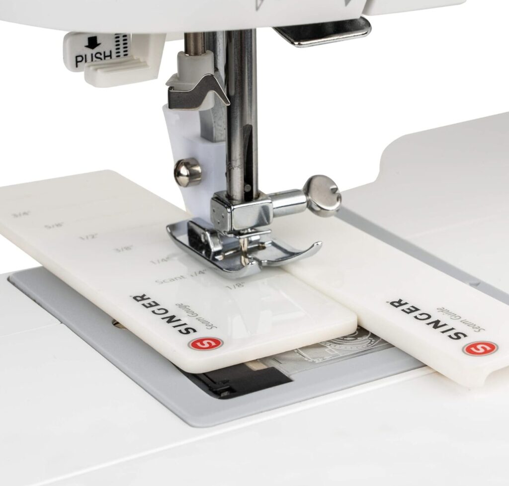 Singer Stitch Gauge and Guide - Installed