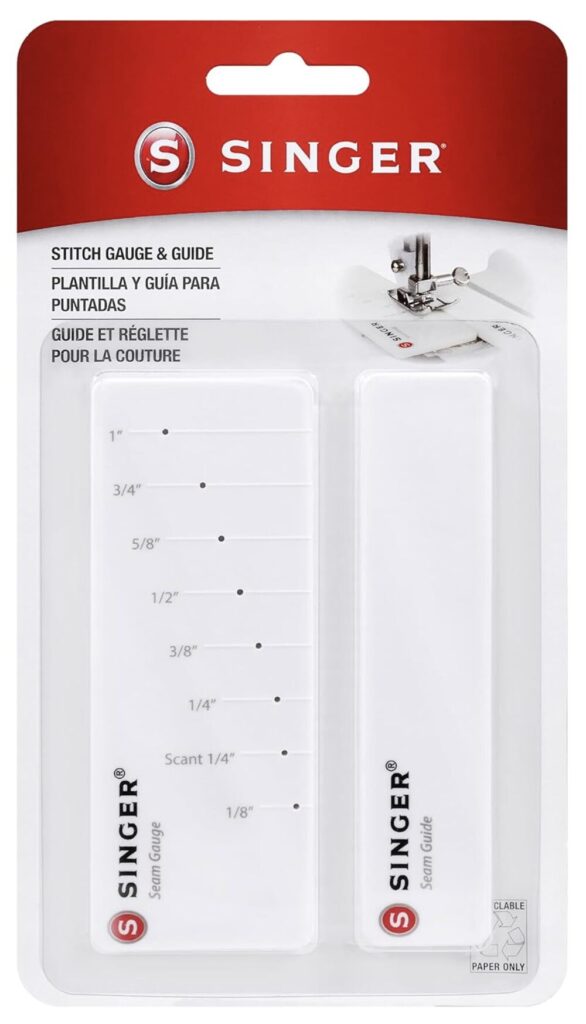 Singer Stitch Gauge and Guide - Packaging
