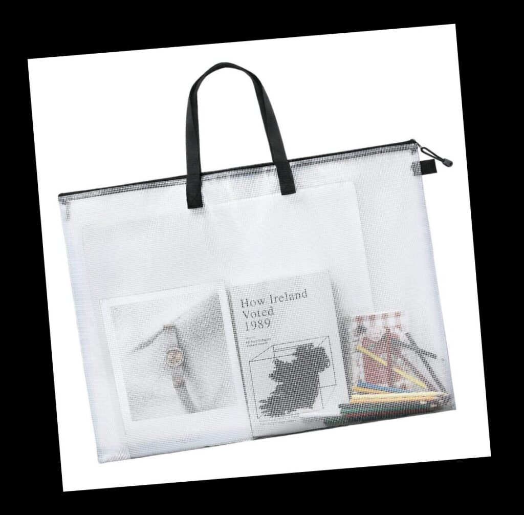 Transparent Project Storage Bag