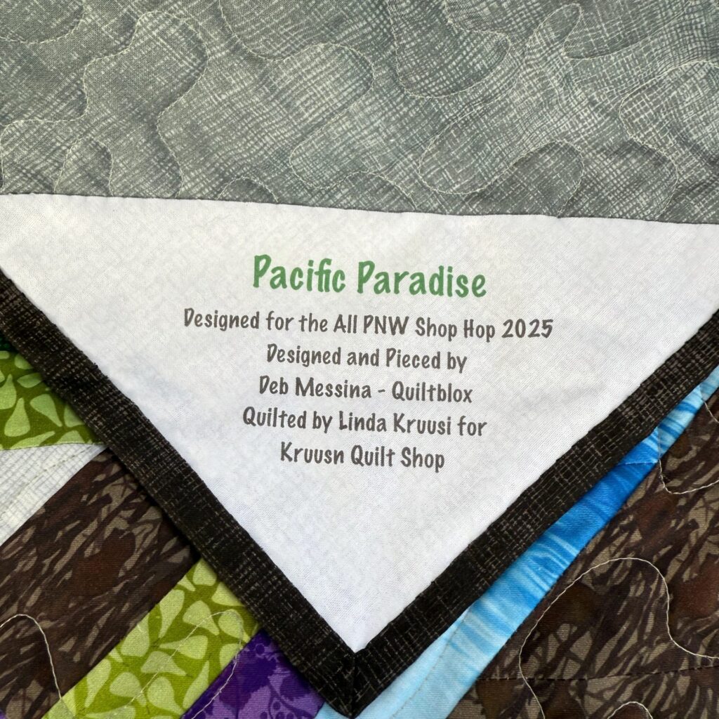 Oregon - Quilt Label
