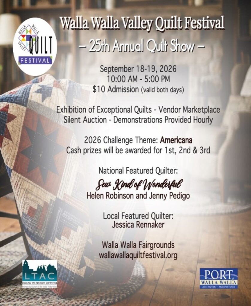 Walla walla Quilt Festival 2026