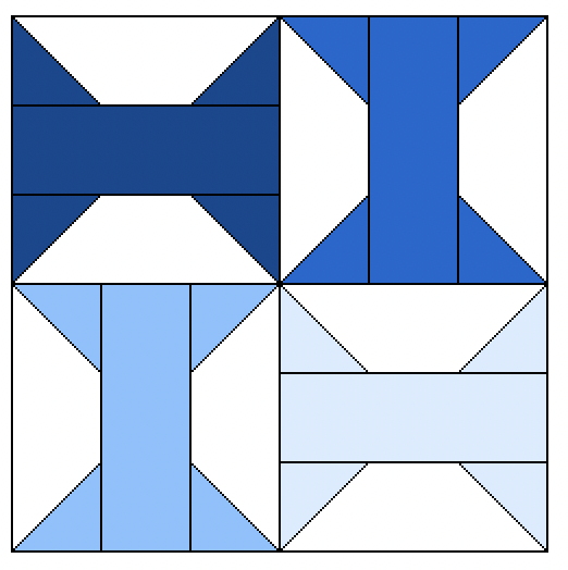 Quilt Block - Arkansas Traveler