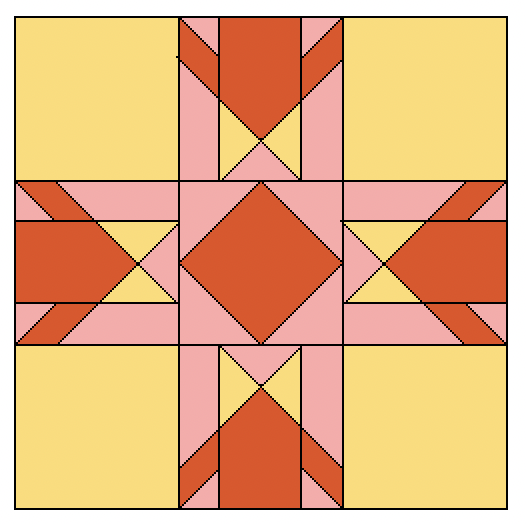 Quilt Block - Chicago Star
