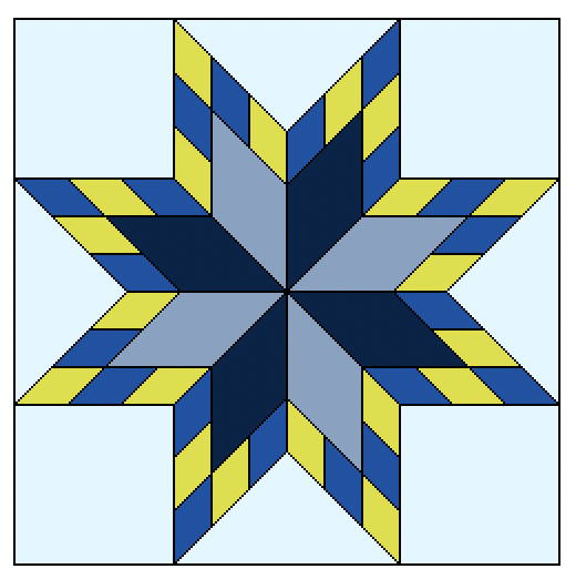 Quilt Block - Connecticut Star
