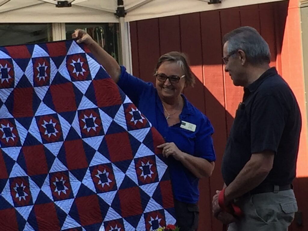 Quilt of Valor - Made by Deb Messina for Jim Messina